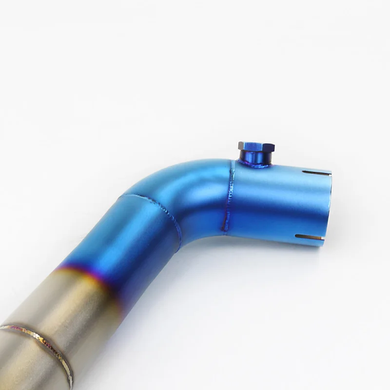 Глушитель выхлопной трубы для мотоцикла среднее звено выхлопная труба из