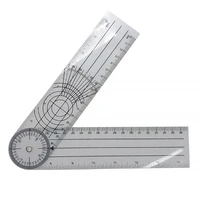 professional multi ruler goniometer medical spinal ruler 360 degree angle finder measuring tool spinals goniometer protractors