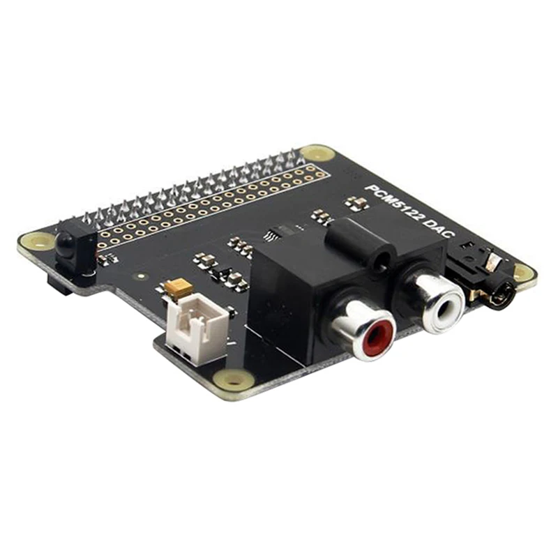 Чип Pcm5122 Ti Hifi Dac Аудио Звуковая карта модуль для Raspberry Pi 3 Model B + Zero W с ИК-приемником 5