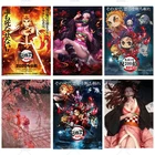 2021 японское аниме Demon Slayer: Blade Infinite Train, холст, печать, плакат, Настенная картина для детской комнаты, домашний декор, Куадрос