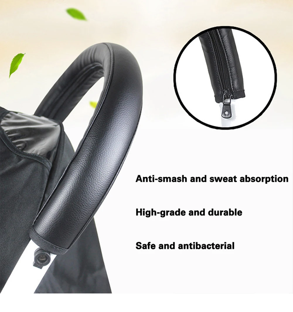 1 шт. детская коляска подлокотник ручки Чехлы для коляски Аксессуары Pu защитный