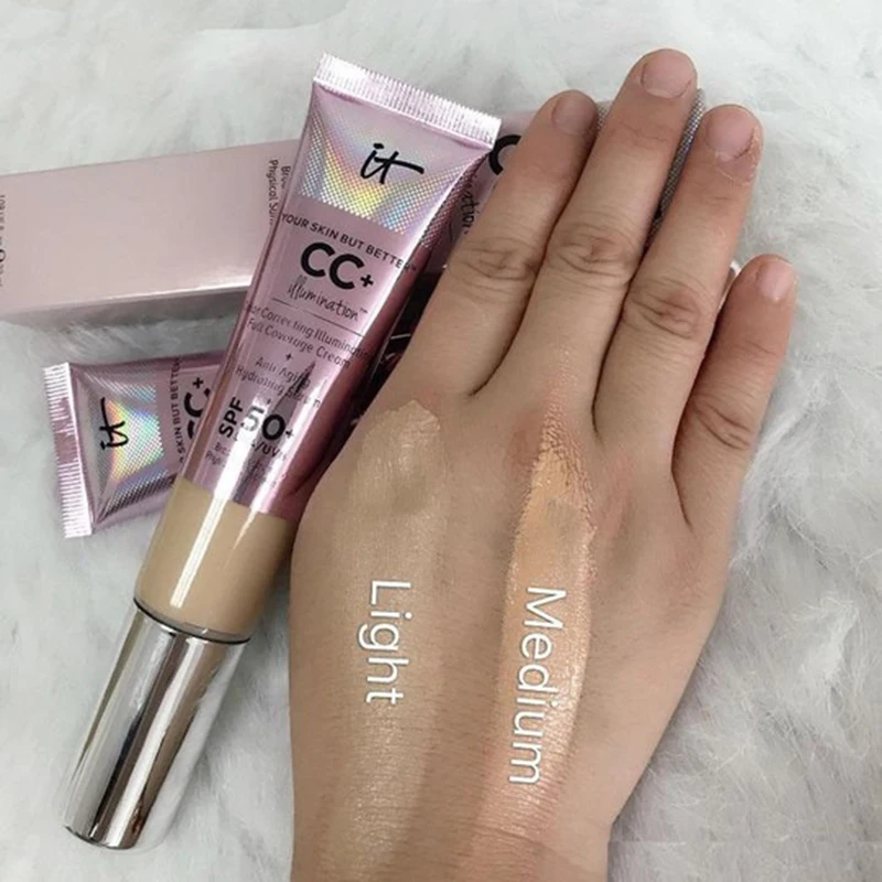 Основа для макияжа лица It Cosmetics CC SPF 50 тональный макияж полного покрытия