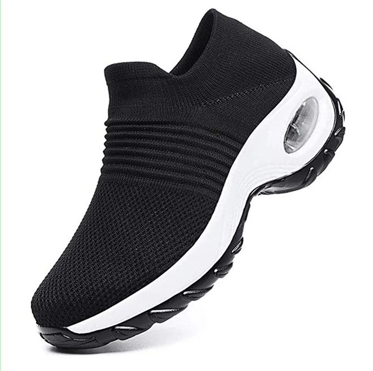 

Women's Sports Shoes Platform Shoes 2021 Breathable Mesh Socks Sports Shoes White Zapatos De Mujer Casual Sports Shoes 35-43
