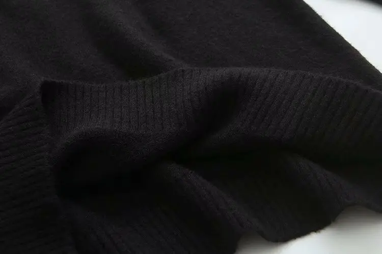 Повседневные свитера размера плюс осень 2019 женские модные свободные вязанные