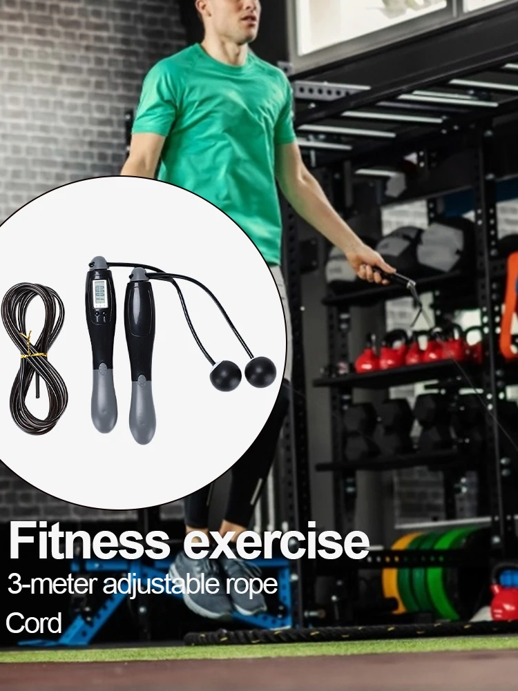 

Cordless Jump Ropes Electronic Digital Skip Rope Calorie Consumption Professional Fitness Body Building Exercise Jumping Rope