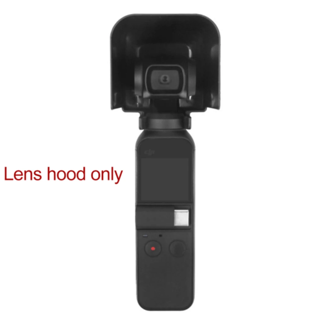 Protective Cover Quick-release Pocket Light Weight Stabilizer Sun Shade Camera Lens Hood Handheld For OSMO Black Plastic | Электроника