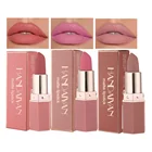 Матовая губная помада 3 шт.лот, 6 цветов, стойкая, сексуальная, красная, розовая, шелковая, бархатная, нюдовая губная помада, не сухая косметика, Batom, женский макияж