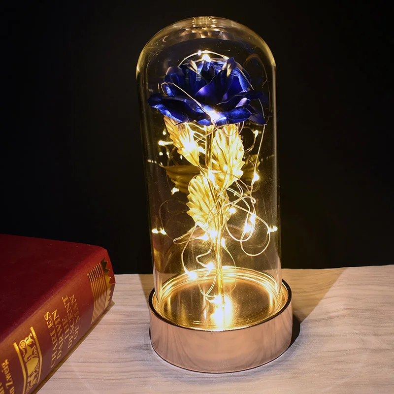 Золотая металлическая основа Красота и с рисунком из мультфильма Красавица