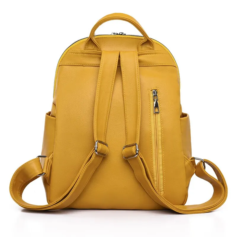 Водонепроницаемый рюкзак для ноутбука женский модный женщин и мужчин однотонные