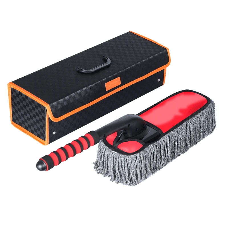 

General Motors cleaning brush automobile window cleaner retractable microfiber duster washable rotary wax duster