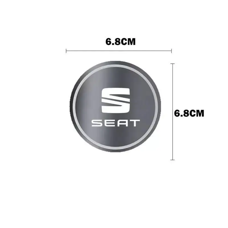 

Car LED cup lamp car atmosphere lamp Colorful water cup lamp For Seat FR Leon mk2 3 5f Ateca Altea Cupra lbiza decoration light