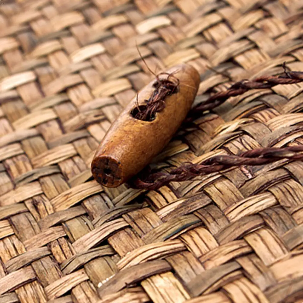 Ротанга трава сумки на плечо соломы Для женщин Вязание Сумки корзины ручной