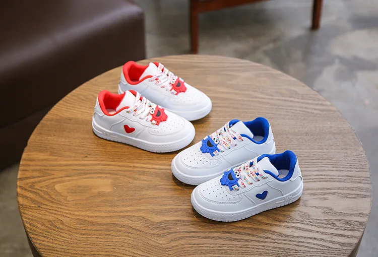 

Korean version of the 2020 autumn new girls shoes kids small white shoes breathable boys sports shoes students casual shoes