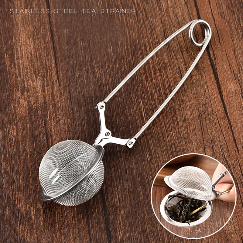 

1PCS Tea Set Stainless Steel Strainers Strainer For Brewing Teas Household Office Teapot Filter Convenient Infuser Tea Leaf