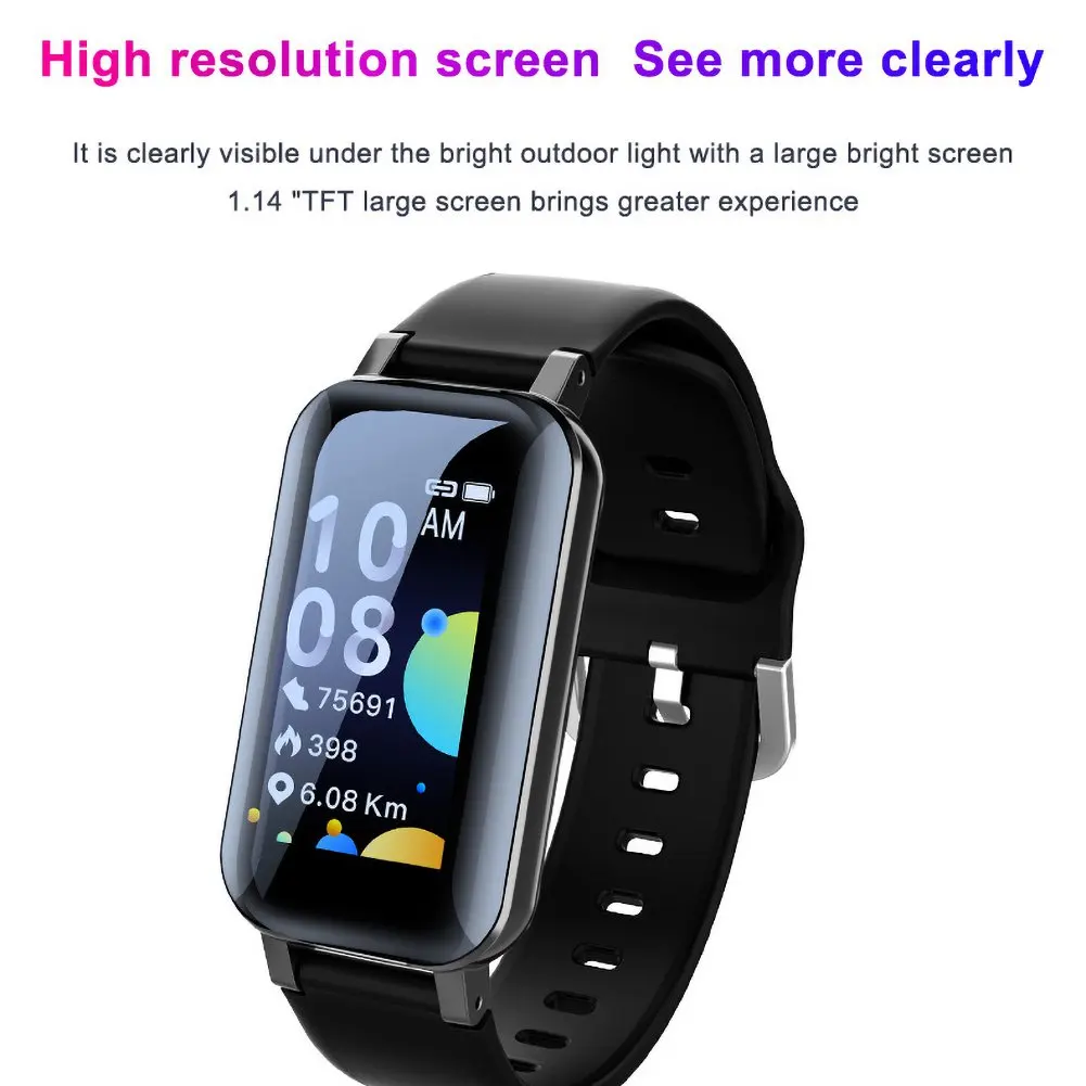 

NEW T89 Smart Watch Binaural Sport Bracelet Wireless Bluetooth-compatible Headset Call Earphone Heart Rate Blood Pressure