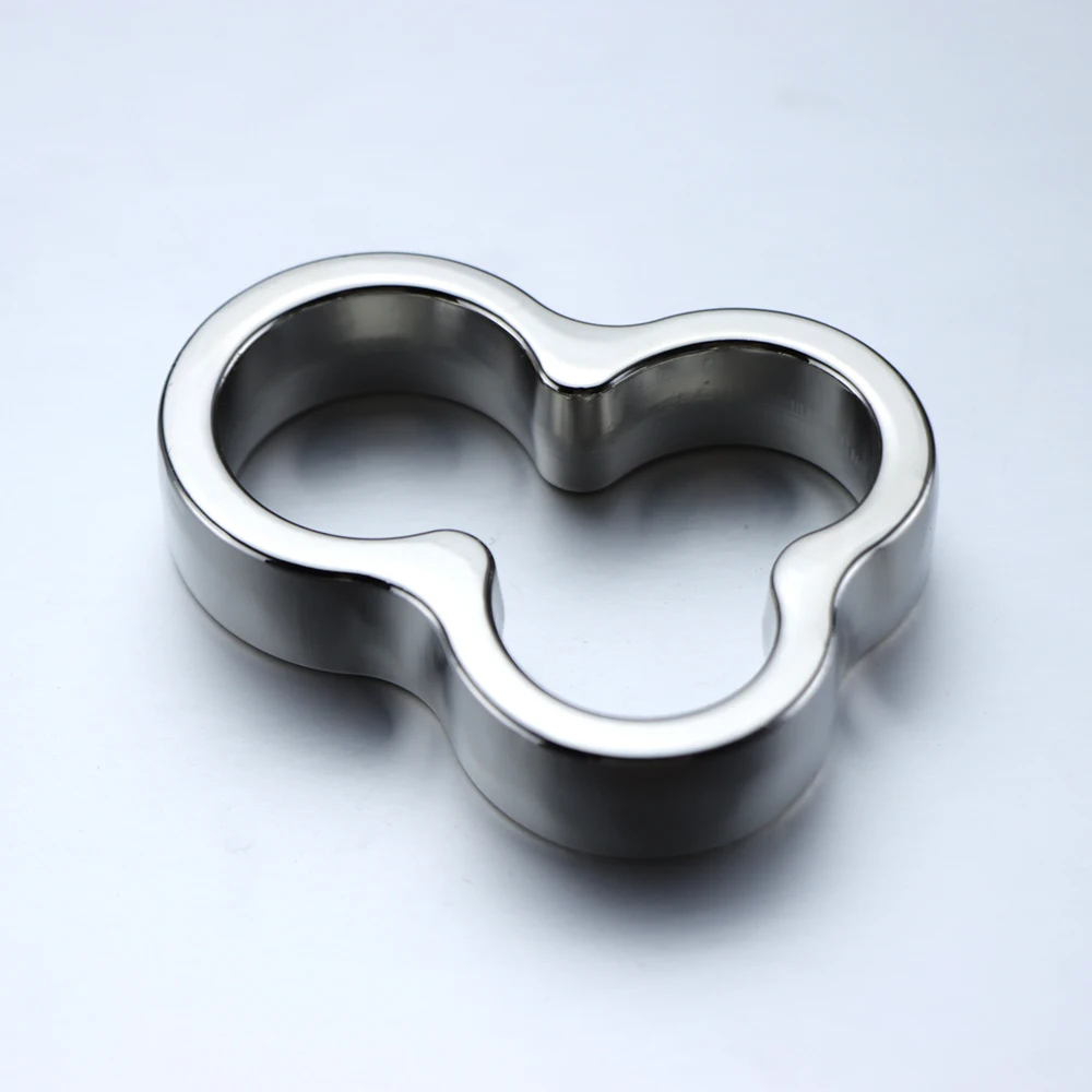 Новинка металлическое кольцо в виде шара для мошонки с замком пениса сверхмощный