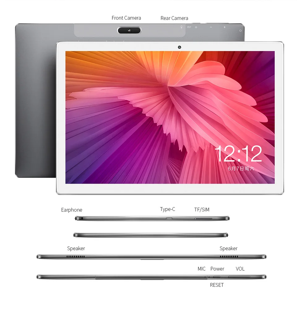 Teclast M30 Phablet 10,1 дюймов планшет android 4G Телефонный звонок Google Play market 3G ram 64 rom 1920*1200 ips Full HD планшеты