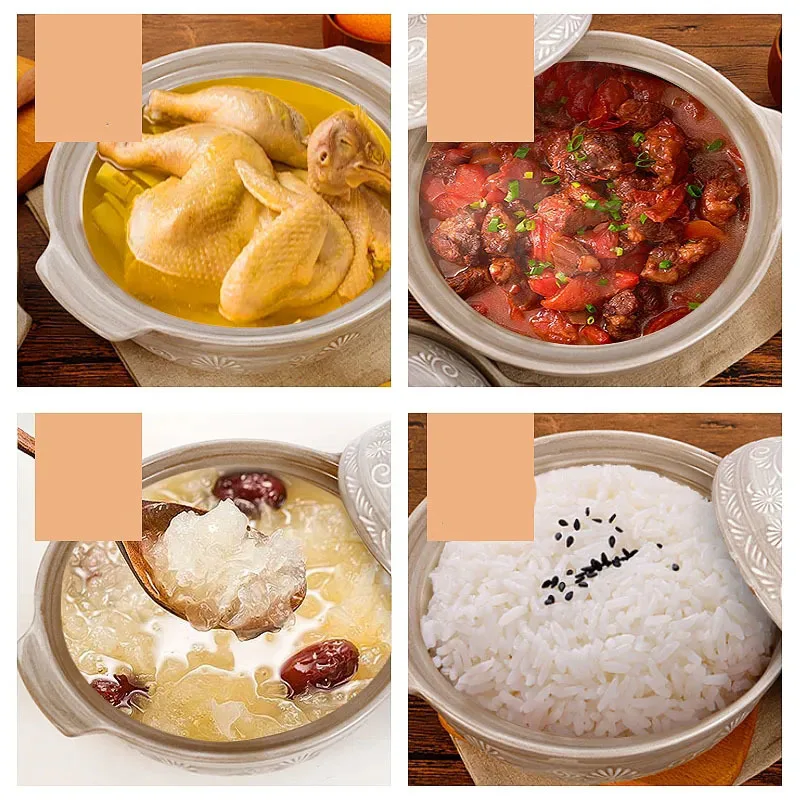 

Casserole Stew Pot Soup Pot Stock Pot Stone Pot Small Casserole Small Japanese-style High Temperature Resistant Gas Household