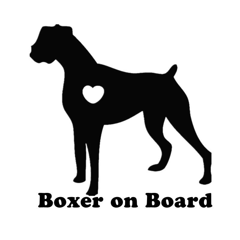 

CK3393# наклейки на авто Собака боксер на борту водонепроницаемые отражающий наклейки на машину наклейка для авто автонаклейка стикер этикеты...