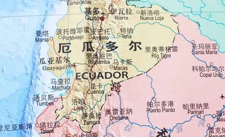 Карта Южной Америки карта с китайскими и английскими картами аэропорт дорожное