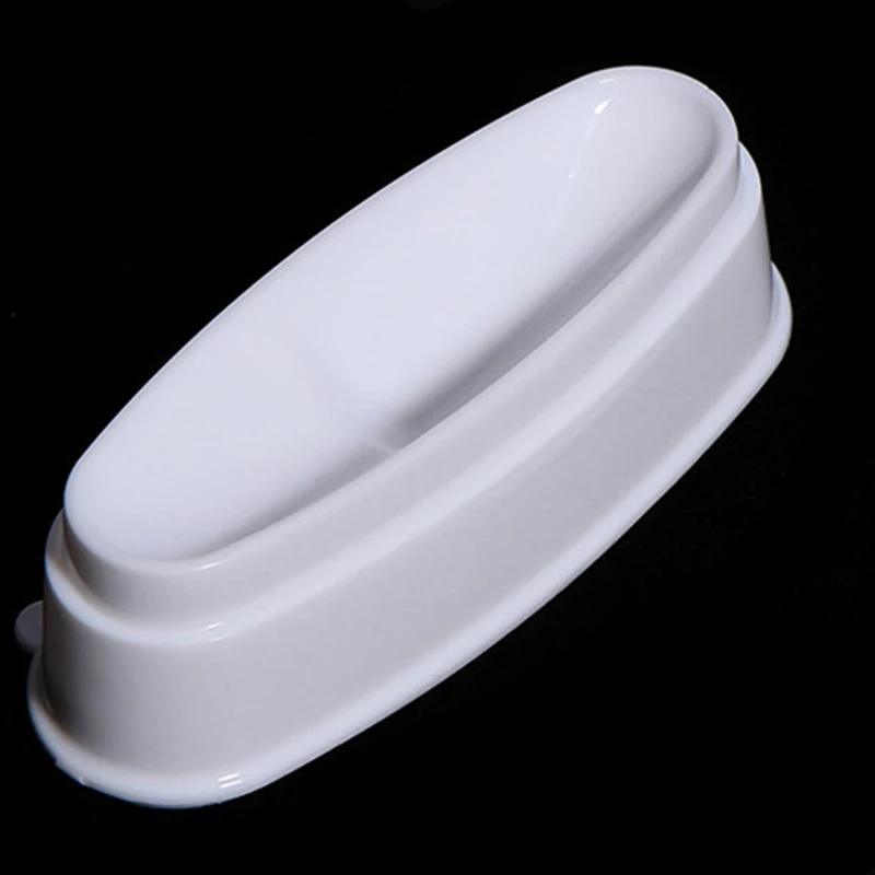 White Nail French Powder Box Simple Case High Quality Esy To Use Portable Exquisite Tool Accessories | Красота и здоровье