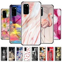 shockproof case for huawei honor 7c 7a pro case tempered glass hard funda for huawei honor 30s 30 lite y6 prime 2018 phone cover