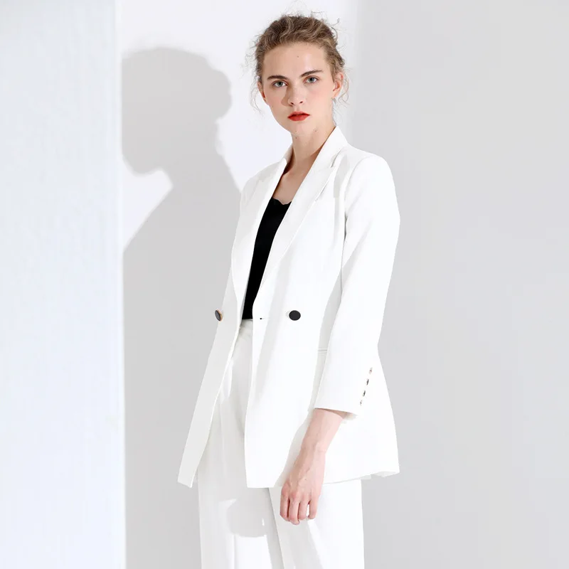 Осень 2019 Новое поступление женские модные маленькие блейзеры простой