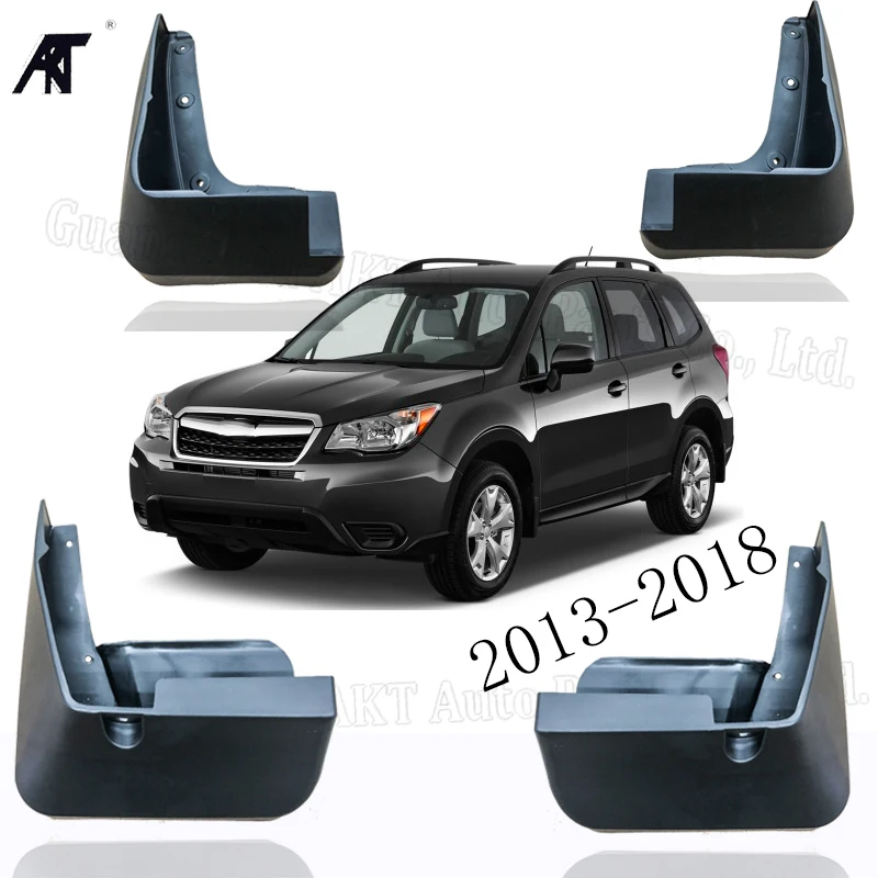 Брызговики передние и задние черные для Subaru Forester SJ 2013 - 2018 | Автомобили мотоциклы