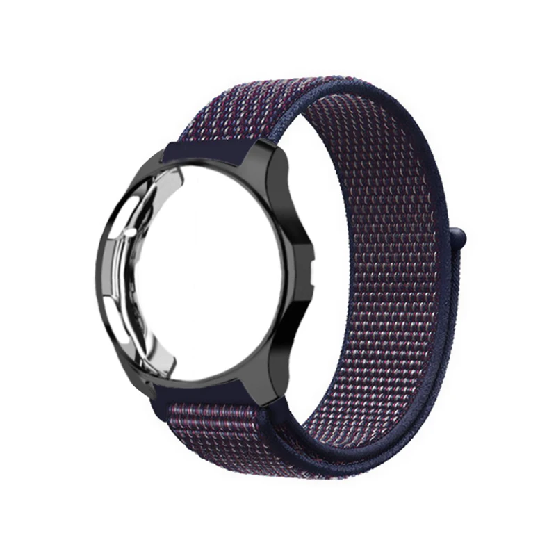 Lerxiuer gear S3 Frontier Band+ чехол для samsung Galaxy watch 46 мм 42 мм ремешок 20 мм 22 мм ремешок для часов нейлоновый браслет аксессуары - Цвет ремешка: A24