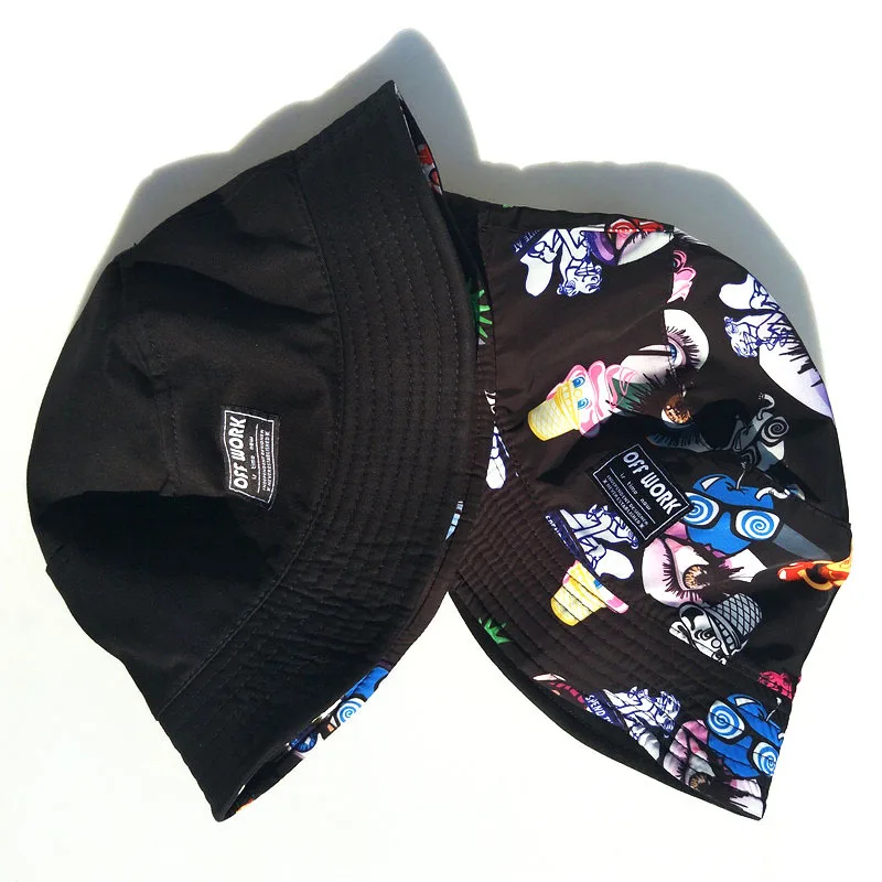 Хипстерская шляпа Панама граффити хлопковая повседневная женская для рыбалки