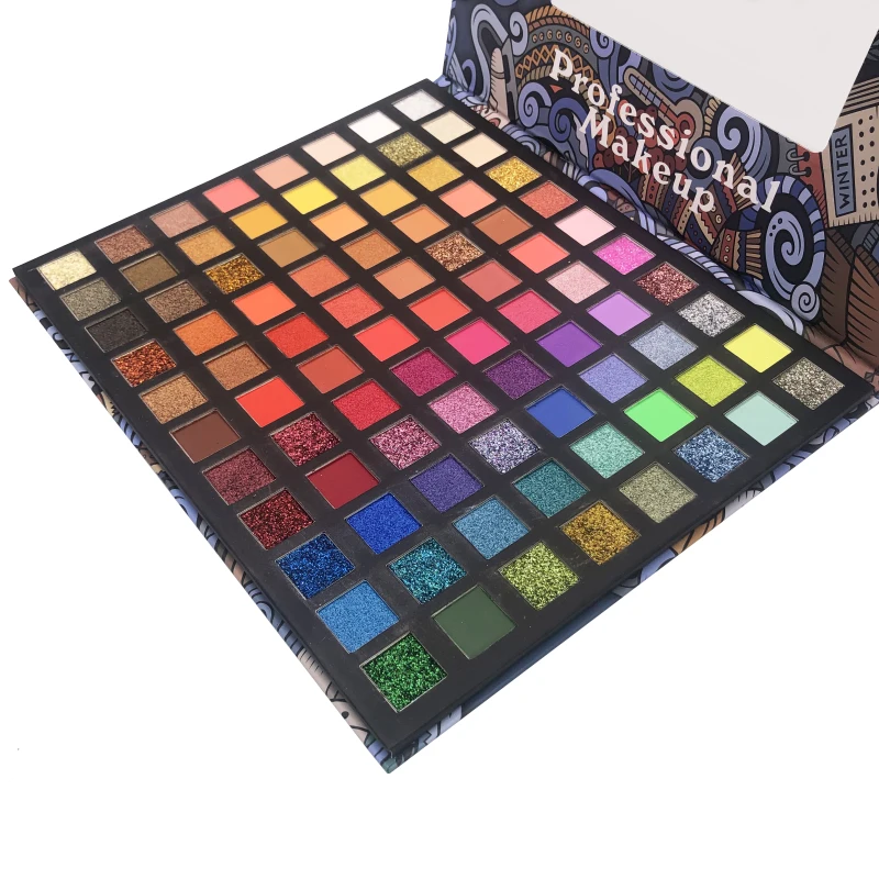 Высокое качество Водонепроницаемый 88 Цвет глаз тени для век матовое стекло с