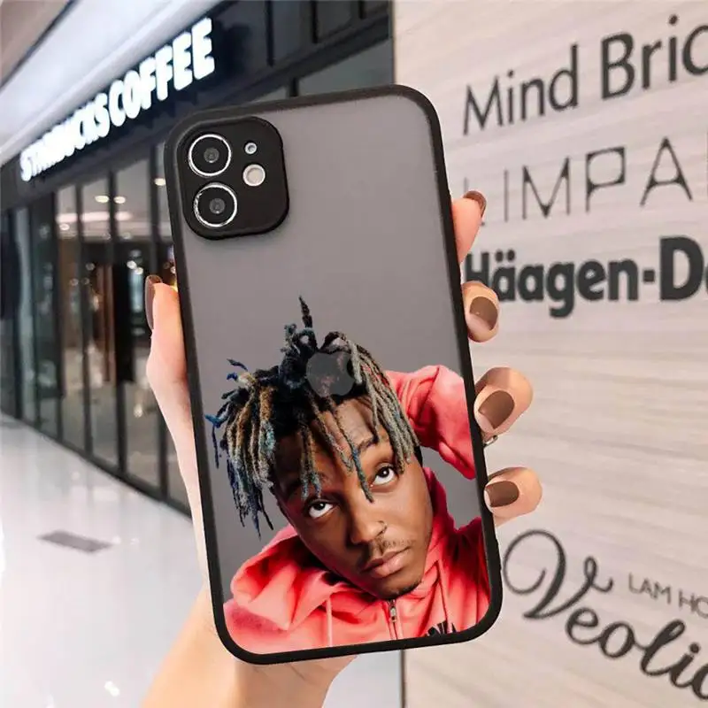 

Juice Wrld Death Race Love Hop Rap Phone Cases Matte Transparent for iPhone 7 8 11 12 s mini pro X XS XR MAX Plus cover funda