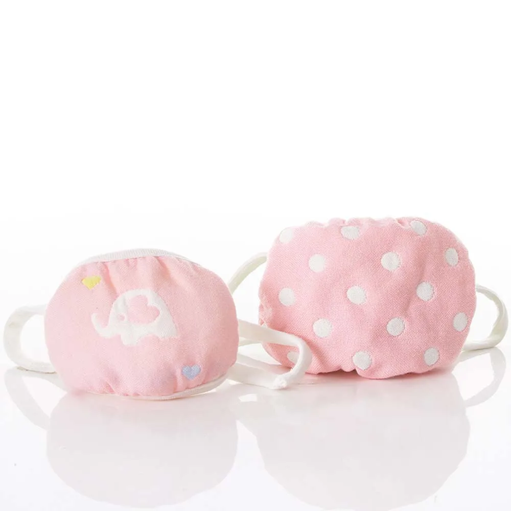 Детская мультяшная маска хлопковая противосмоляная марлевая смешанные цвета