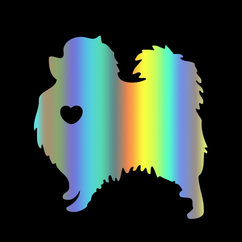 S51069 Различные размеры/цвета виниловые наклейки на машину DecalI Love My Померанская