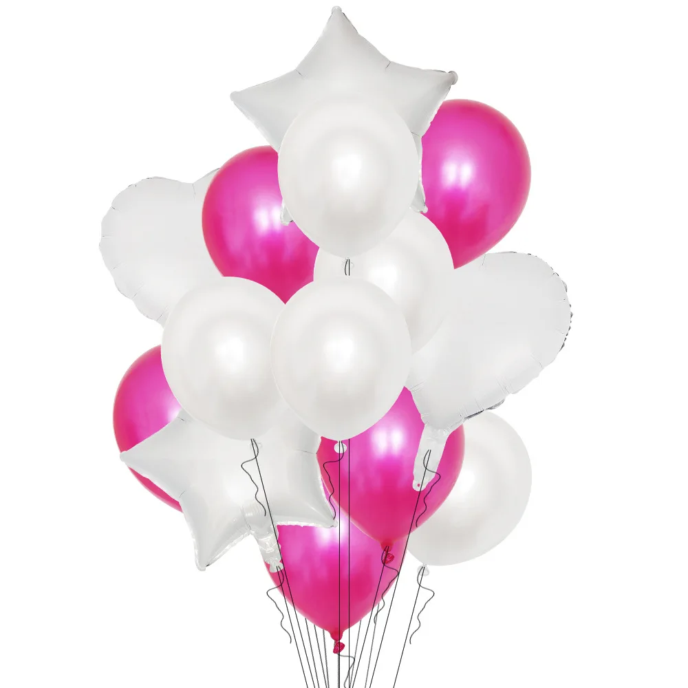 Горячая Распродажа 18 дюймов на заказ розовое золото сердце пятиконечная звезда