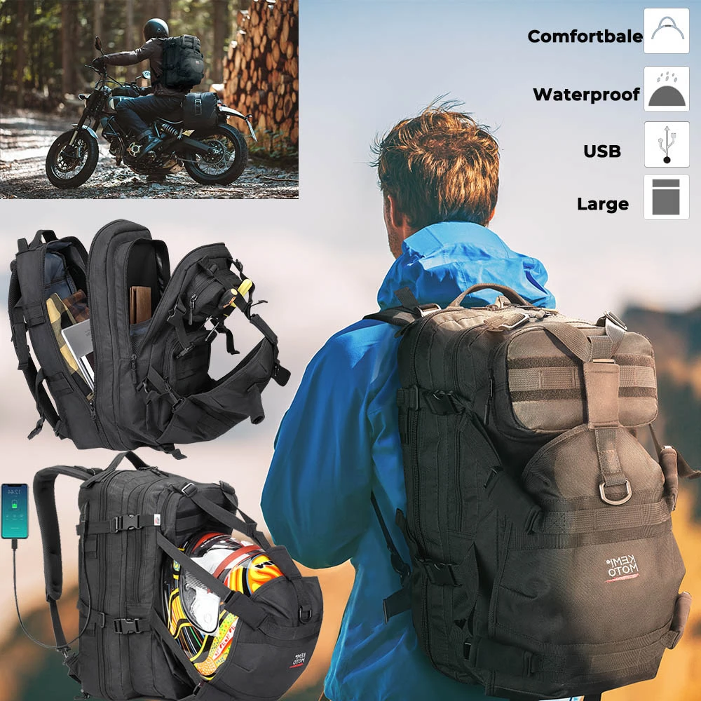 Мотоциклетная сумка рюкзак мото сумки Водонепроницаемый Хвост заднего сиденья