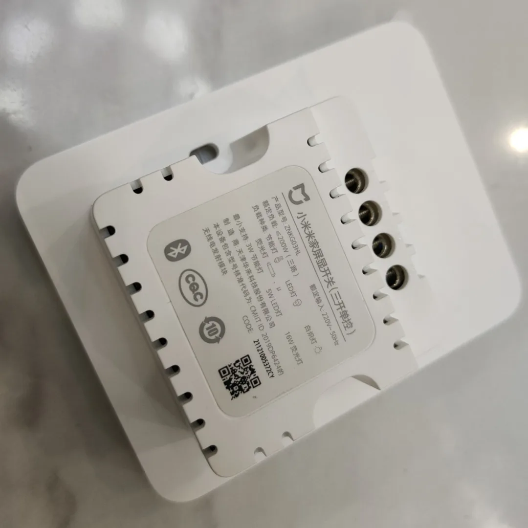 

3 In 1 Original Xiaomi MIJIA Mi Screen Display Smart Switch Bluetooth Three Open Single Control Xaomi Wall Light Lamp Switches