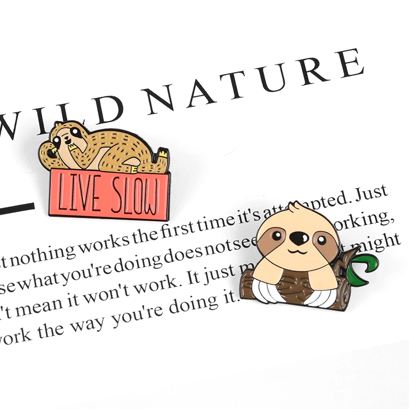 Эмалированные броши в виде обезьяны значок на булавке для одежды сумки