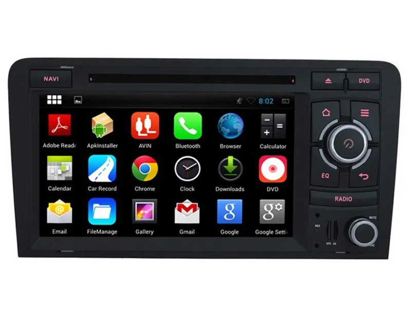 Android 8 0 7 1 6 Автомобильный DVD плеер GPS навигация Sysrtem для Audi A3 S3 RS3 2003 2011 Радио стерео