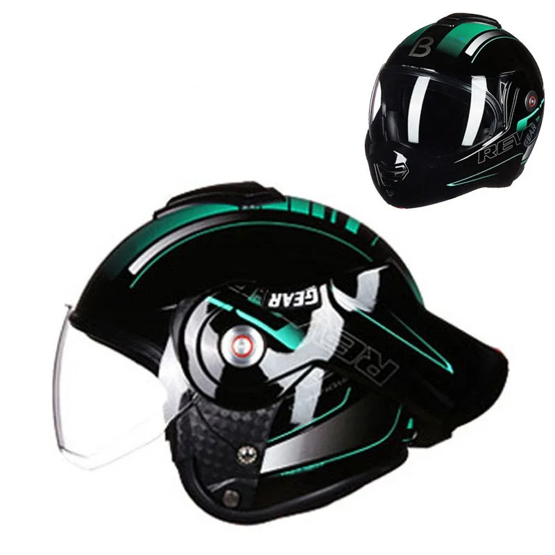 Мотоциклетные шлемы T702 для мужчин и женщин откидной защитный шлем из АБС