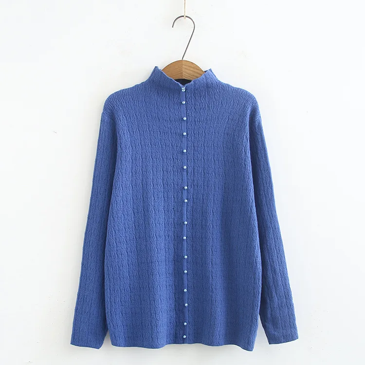 Повседневные незаменимые свитера размера плюс осень 2019 женские модные свободные