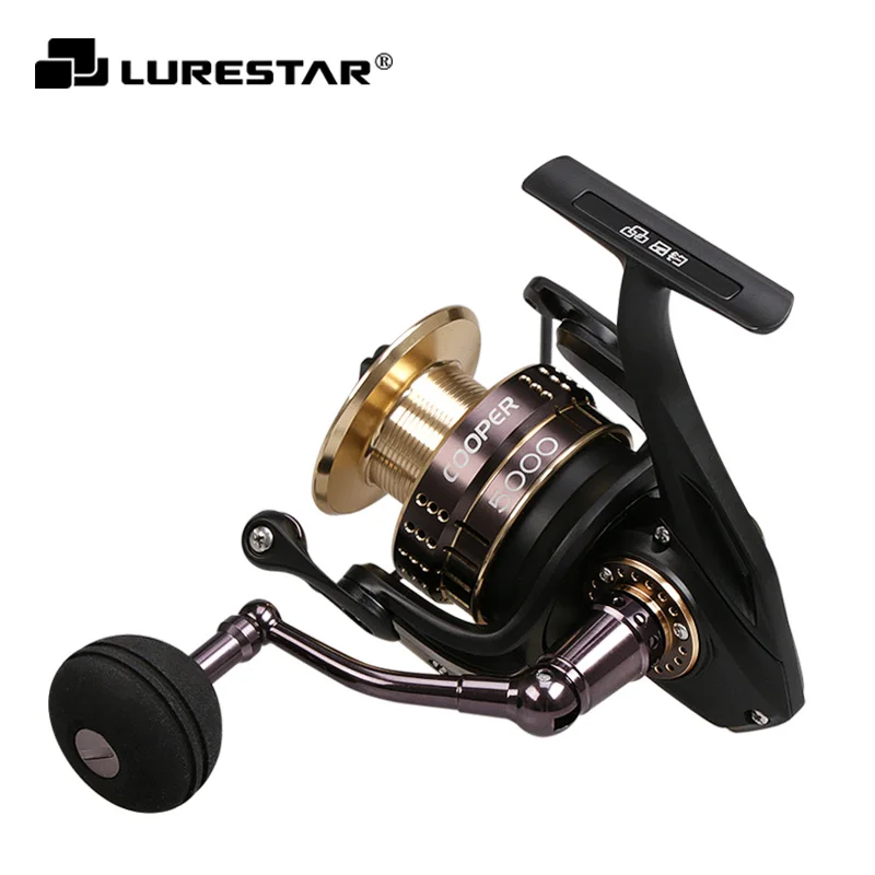 

LURESTAR COOPER 5000 7000 All Metal Spinning Fishing Reel 12-20kg Drag Power 9+1BB Offshore Boating Fishing Reel Deepsea Wheel