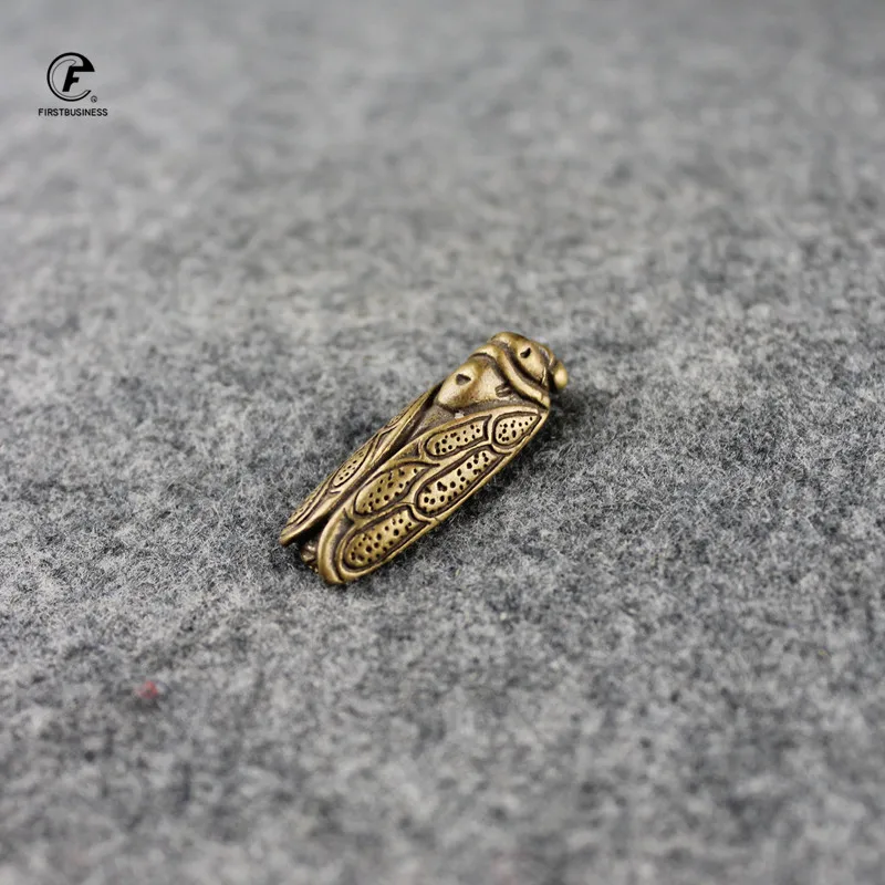 Статуэтка цикады из античной меди аксессуары для домашнего декора винтажная