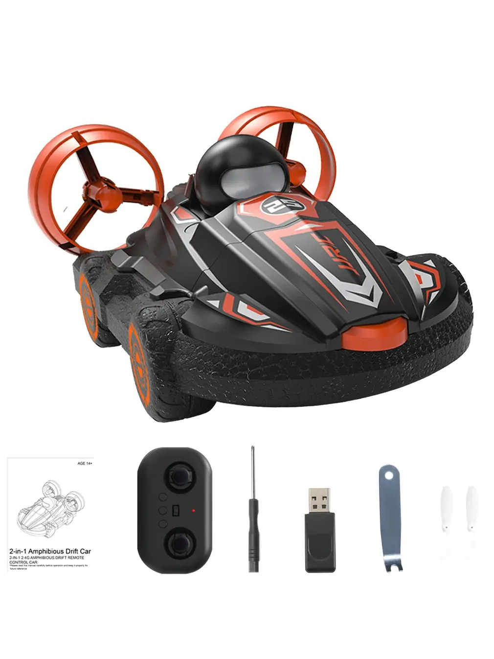 jjrc q86 24g 2 в 1 амфибия дрейф автомоби