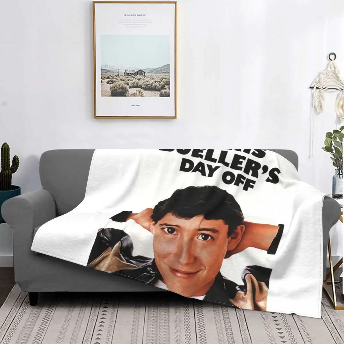 

Ferris Bueller's Day Off 2 Blanket Bedspread Bed Plaid Blanket Bedspread 135 Kawaii Blanket Picknick Blanket