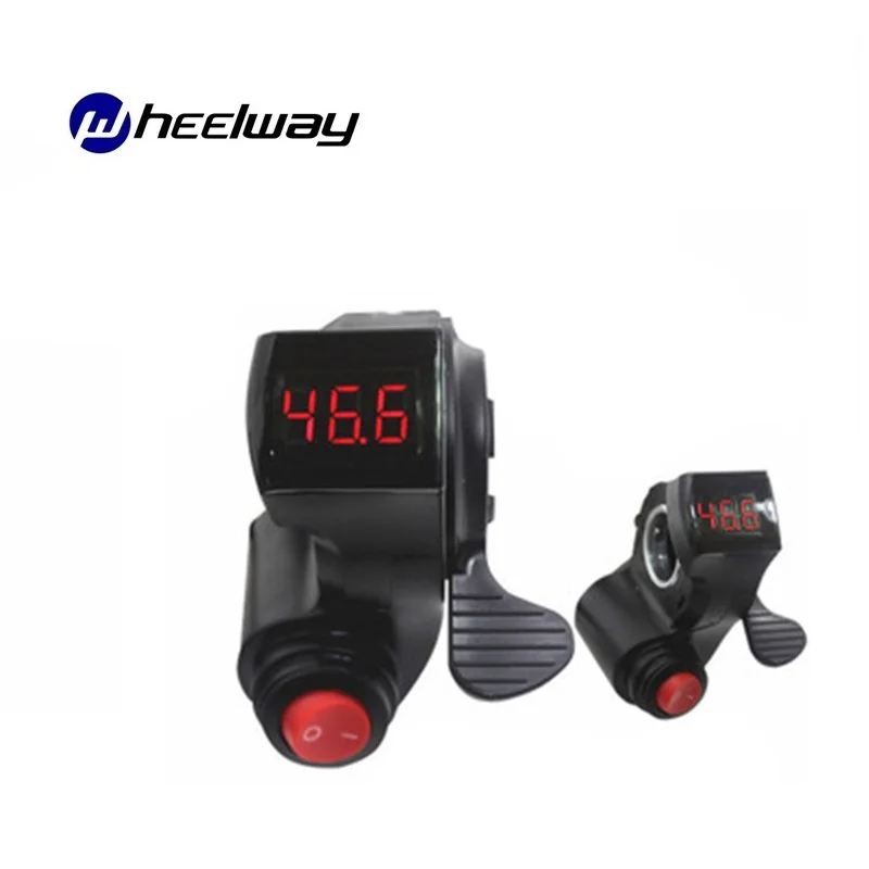 Дроссельная заслонка на палец для электрического велосипеда с 3 мя скоростями