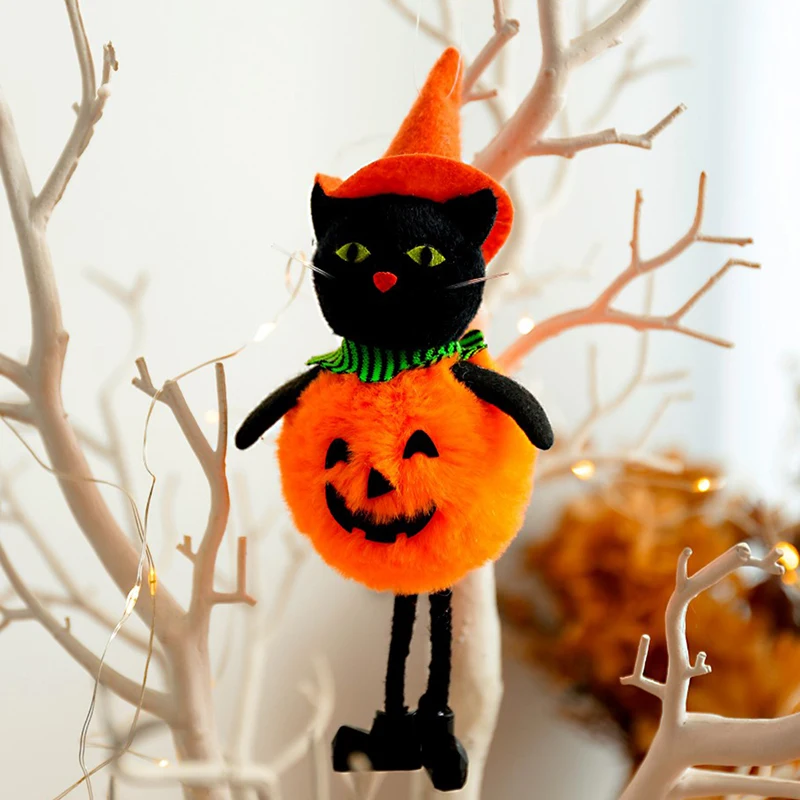 Хэллоуин Кукла Бар Декор Тыква призрак ведьма Черный кот кулон вечерние ринка