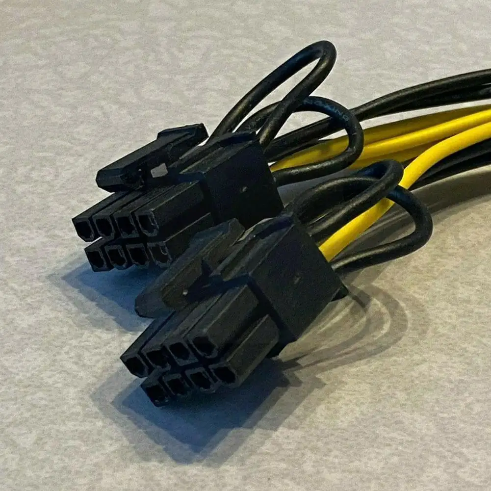 

6pin(6+2) Pci To 2 X Pcie Motherboard Graphics Video Vga Gpu Pci-e Splitter Cable Power Hub Card X7w4
