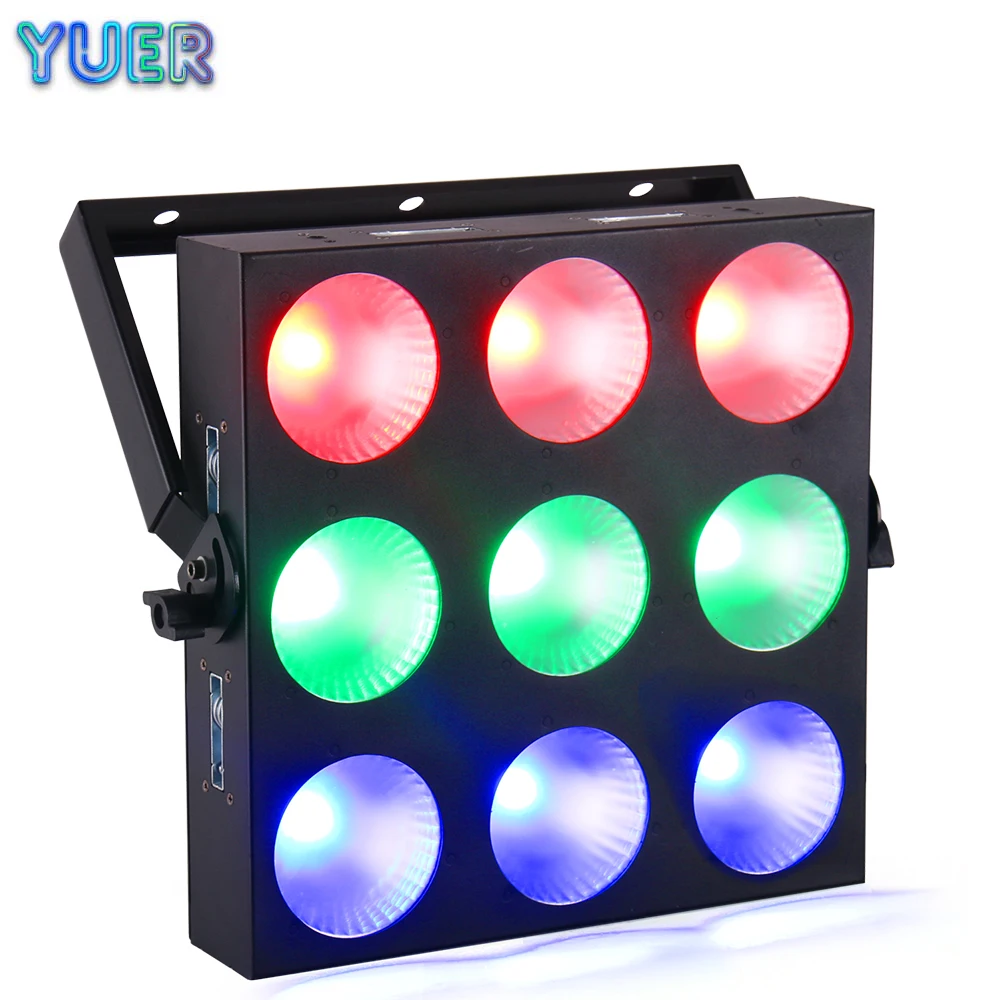 Светодиодный светильник 9x10 Вт RGB Blinder матрица DMX512 сценический эффект ing хорошо