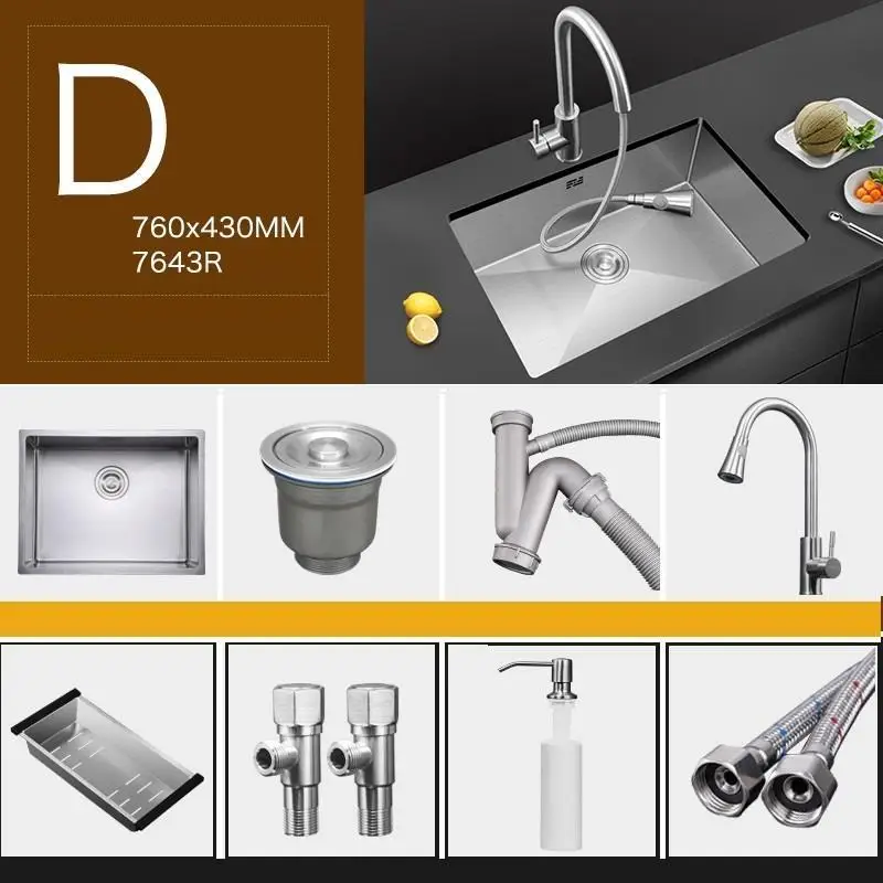 Встроенная Lavandino Banheiro Evier Acero Inox Portatil Lavello Cucina кухня Cuba Pia Cozinha Fregadero De Cocina раковина для мытья посуды - Цвет: Number 21